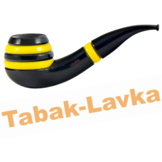 Трубка Vauen Stripe 237 Black/Yellow (фильтр 9 мм)