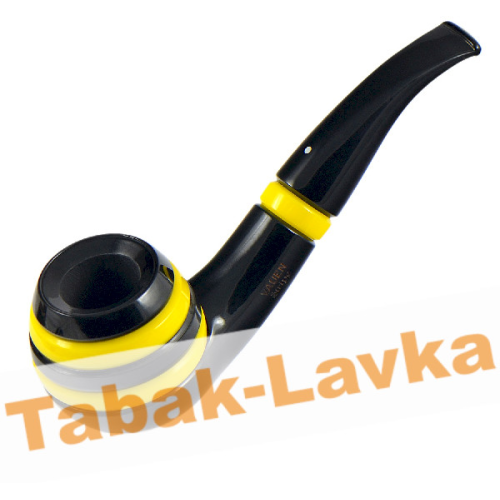 Трубка Vauen Stripe 237 Black/Yellow (фильтр 9 мм)