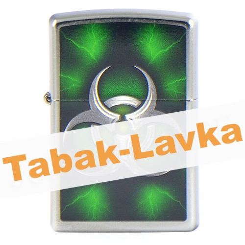 Зажигалка Zippo 28853 - Biohazard Green - Street Chrome™