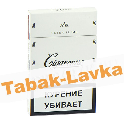 Сигареты Cigaronne Ultra Slims White (МРЦ 280)