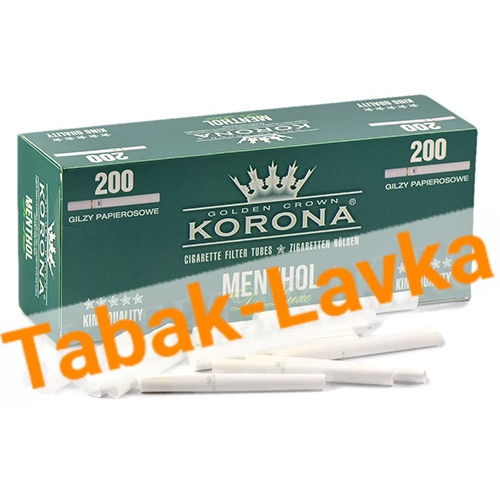 Сигаретные гильзы Crown Menthol De Luxe (200 шт.)