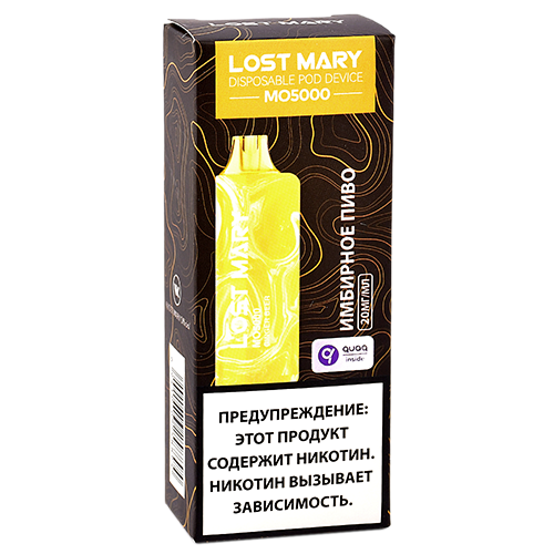 POD система Lost Mary - MO 5000 - Имбирное пиво - 2% - (1 шт.)