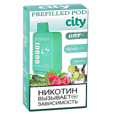 Картридж City Energy 10.000 - Огурец - Ягоды - Мохито (1 шт.)