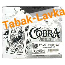 Смесь кальянная Cobra - Virgin - Peach Iced Tea (Персиковый Чай) 3-703 - (50 гр)