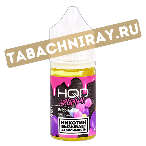 Жидкость для эл. сигарет - HQD- Original - Bubblegum (Жвачка) - 20MG (30 мл)