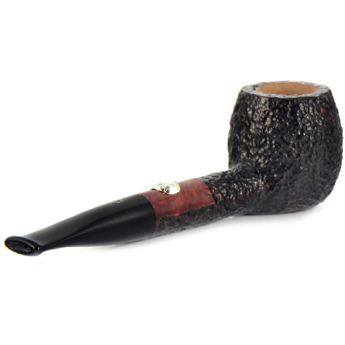 Трубка Savinelli Football - Rustic Black (фильтр 9 мм)