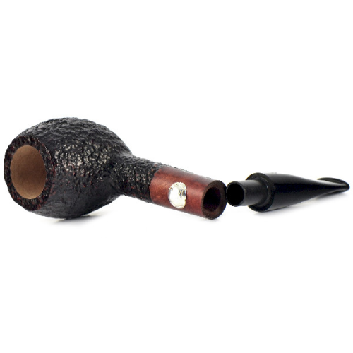 Трубка Savinelli Football - Rustic Black (фильтр 9 мм)