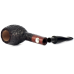 Трубка Savinelli Football - Rustic Black (фильтр 9 мм)