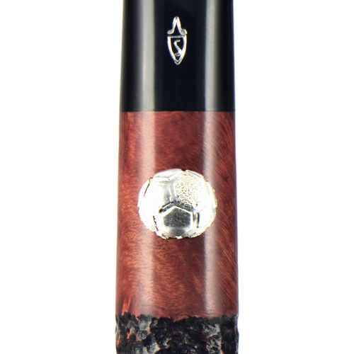 Трубка Savinelli Football - Rustic Black (фильтр 9 мм)