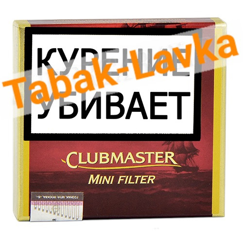 Сигариллы Clubmaster Mini Filter - Red (20 шт)