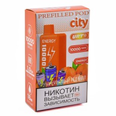 Картридж City Energy 10.000 - Мандариновый Ред Булл (1 шт.)