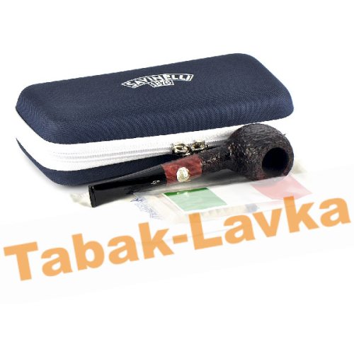 Трубка Savinelli Football - Rustic Black (6 мм фильтр)