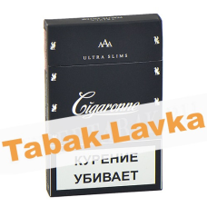 Сигареты Cigaronne Ultra Slims Black  (МРЦ 280)