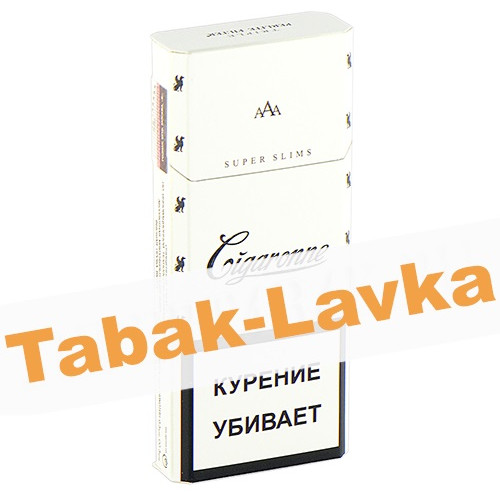 Сигареты Cigaronne Super Slims White (МРЦ 280)