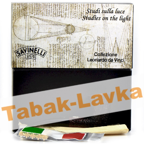 Трубка Savinelli Leonardo 2009 Giochi Di Luce Rustic (фильтр 9 мм)