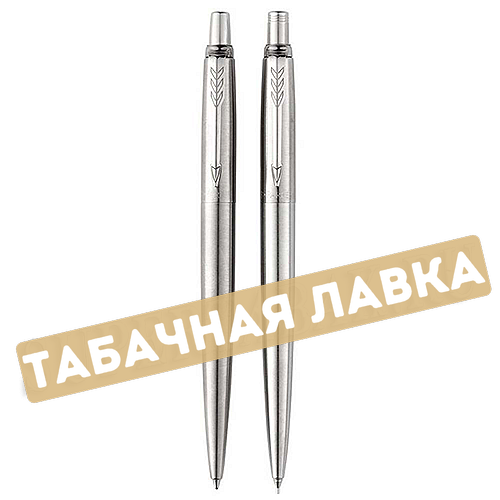 Подарочный набор PARKER - Jotter Core KB61 - Stainless Steel СT (2093256) карандаш и шариковая ручка