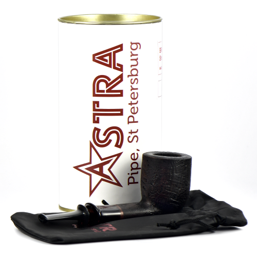 Трубка Astra - 1-090 Spigot Billiard - Black Blast (без фильтра)