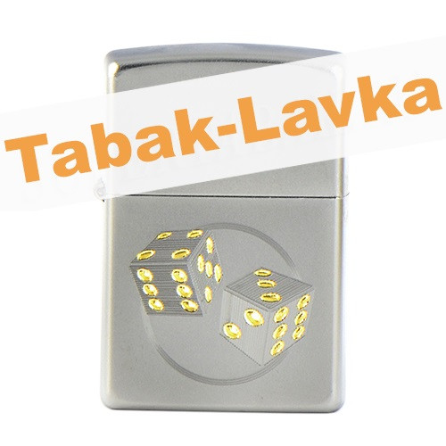 Зажигалка Zippo 29412 - Dice - Satin Chrome™