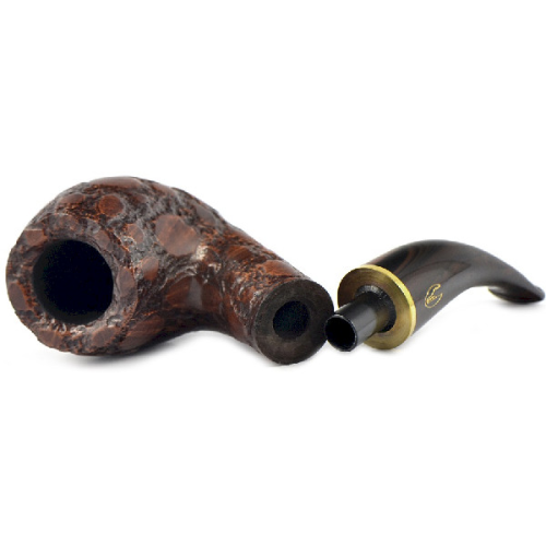 Трубка Savinelli Alligator - Brown 616 (фильтр 9 мм)