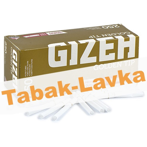 УЦЕНЕННЫЕ Сигаретные гильзы Gizeh Golden Tip 250 шт