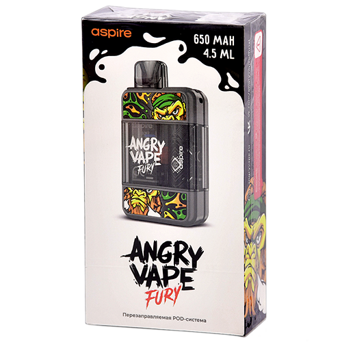 Многоразовая POD-система Brusko Angry Vape Fury - Grey