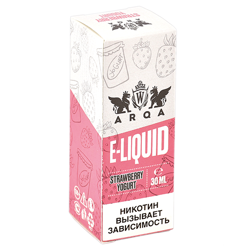 Жидкость для эл. сигарет - Arqa - Strawberry Yogurt - (30 мл)