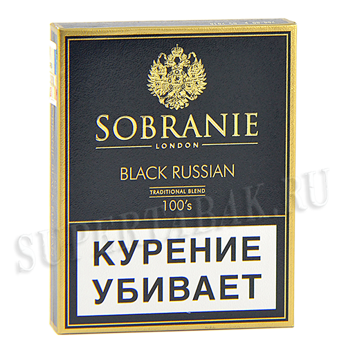 Сигареты Sobranie - Black Russian 100s (МРЦ 365)