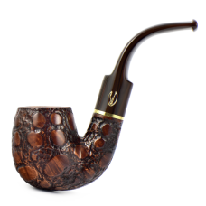 Трубка Savinelli Alligator - Brown 614 (фильтр 9 мм)