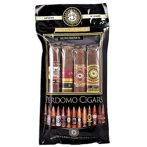 Набор сигар Perdomo - Perdomo Humidified Bags - Epicure Sun Grown (4 шт.)