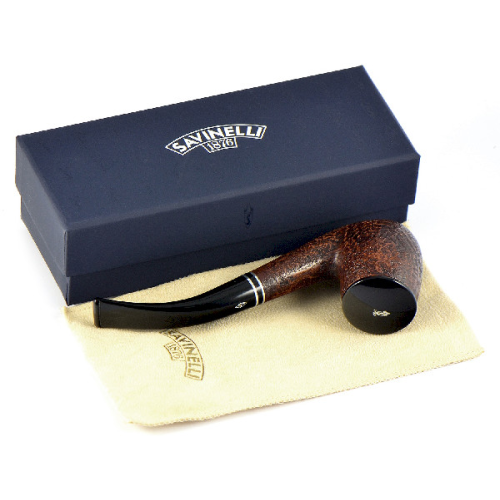 Трубка Savinelli Monsieur - SandBlast KS 606 (фильтр 9 мм)