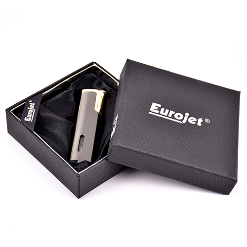 Зажигалка EuroJet 251044 - Turbo (Gun metal Gold)