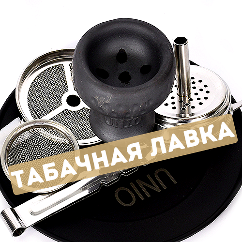 Кальян Amy Deluxe - 005.02 Unio Shisha (bk-tr) - чёрный / прозрачный