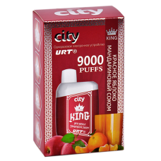 POD система City - King 9000 затяжек - Красное яблоко - Мандариновый сок - 1,8% - (1 шт.)