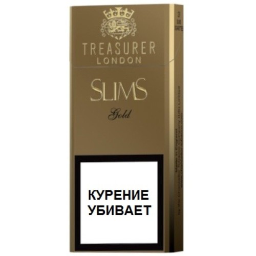 Сигареты Treasurer London Slims Gold