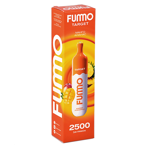 POD система Fummo - Target 2500 затяжек - Манго - Ананас - 2% - (1 шт.)