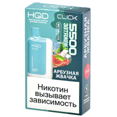 Многоразовая POD-система HQD CLICK - Арбузная жвачка (5500 затяжек) - (1 шт.)