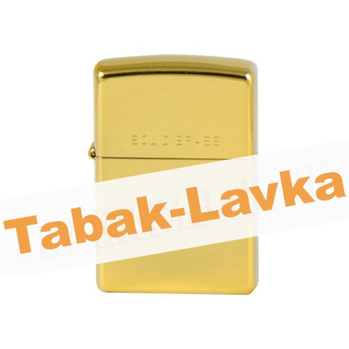 Зажигалка Zippo 254 Solid Brass (Gold)