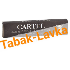 Бумага самокруточная  Cartel Semi Regular Long  + FILTER TIPS (32 шт)