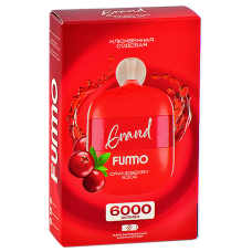 POD система Fummo - Grand 6000 затяжек - Клюквенная содовая - 2% - (1 шт.)