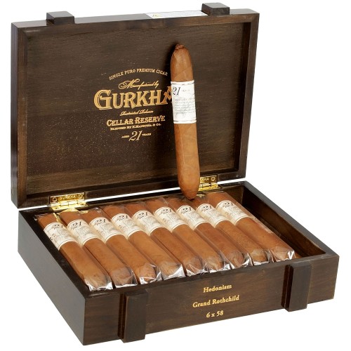 Сигара Gurkha - Cellar Reserve Aged 21 Years - Hedonism Grand Rothchild - (1 шт.)