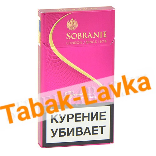 Сигареты Sobranie London - SuperSlim - Pink (МРЦ 233)