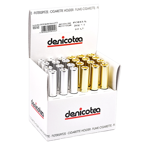 Мундштук Denicotea Holder Ejector Gold/Silver (20215)