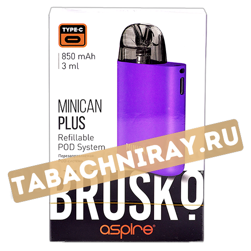 Многоразовая POD-система Brusko MINICAN PLUS Purple