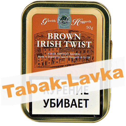 Табак трубочный Gawith & Hoggarth - Brown Irish Twist (Банка 50 гр.)