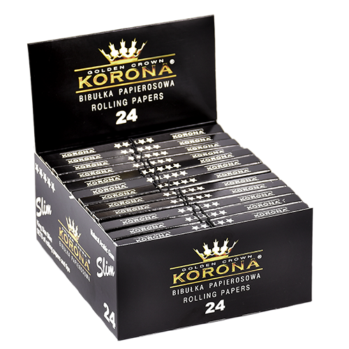 Бумага самокруточная Crown - King Size Slim + Tips (32 шт.)