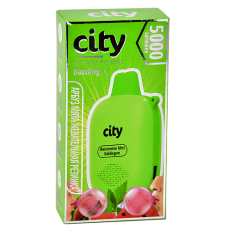 POD система City - Dazzling 5000 затяжек - Арбуз - Мята - Жевательная резинка - 1,8% - (1 шт.)