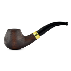 Трубка WoodPipe - Груша 001 - SandBlast Brown - (фильтр 9 мм)