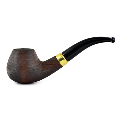 Трубка WoodPipe - Груша 001 - SandBlast Brown - (фильтр 9 мм)