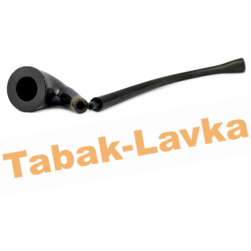 Трубка Peterson Churchwarden - Ebony D15 Silver (без фильтра)