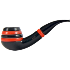 Трубка Vauen Stripe 337 Black/Red (фильтр 9 мм)